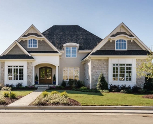 Custom home in Cary